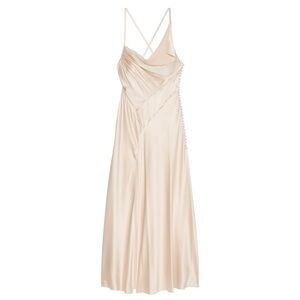 Limited Edition Atelier Victoria's Secret Altuzarra Silk  Satin Dress Marzipan